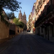 A local 'back road' in Salamanca