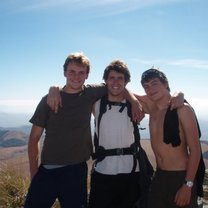 After a very long and difficult hike.