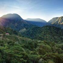 view of mountains and forest in Panama