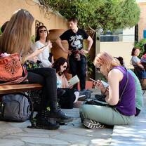 studnets in Athens