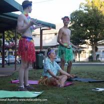 Leading some wonderful Hawaiian yoga