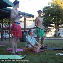 Leading some wonderful Hawaiian yoga
