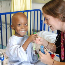 Gain clinical experience on a pediatric ward