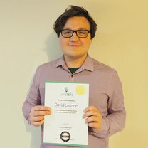 Me and my certificate!