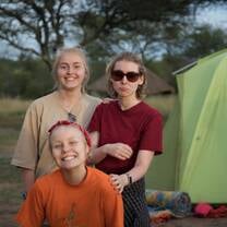 Us girls in the Serengeti
