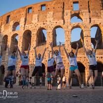 Students at Colosseum 