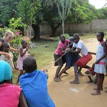 Games time,when volunteers organized beautifull games with the childrens at Children Of Mercy Orphanage 