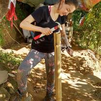 Doing volunteer work to build schools and community spaces is a big part of the international group travel at LEAPNOW