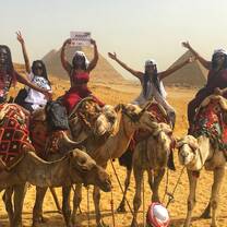 Giza Pyramids by Camel