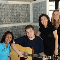 Students and Teachers singing