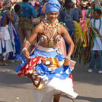 Garifuna dance in La Ceiba