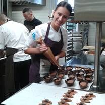 girl cooking while participating in CICD's internship program in France