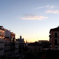 A beautiful Madrid sunset