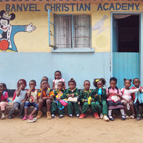 Children sitting outside