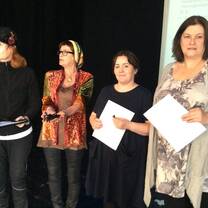 women on a panel