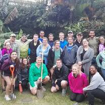 group of students in costa rica