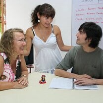 teacher and students