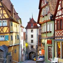 colorful classic german buildings 