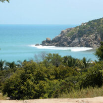 Beautiful beaches surround Puerto Escondido