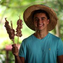 boy smiling in laos