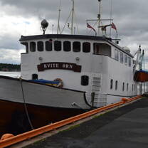 Ferry in Bergen, Norway.