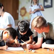 teaching in korean classroom