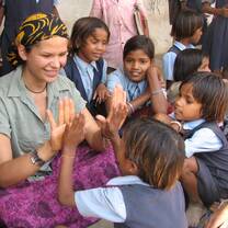Helping out in a School