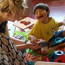 volunteer in Bali childcare1