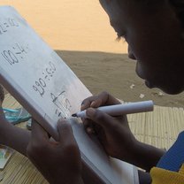 Learning math outside in the sun