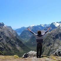 The most beautiful scenery at the Gertrude Saddle Route