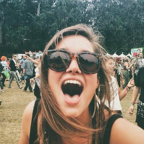 Girl smiling