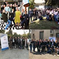 group of different people in different places