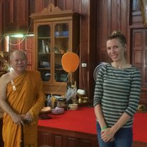 Meditating with a Monk