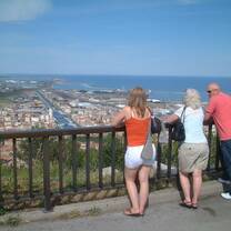 view of the the city