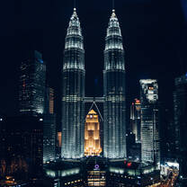 Petronas Towers night time