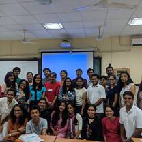 A group of students posing for a photo.