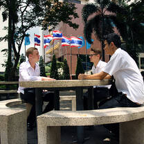 Asia Exchange students in Siam