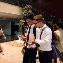 Asia Exchange students in Siam