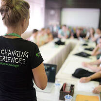 Asia Exchange staff and students