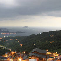 Mountains and the sea in Taiwan
