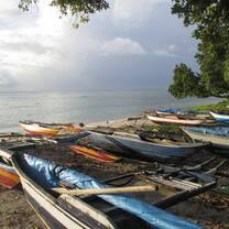 Man made fishing canoes