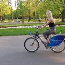 Biking in the park 