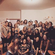 Prague Thanksgiving with Language House alums