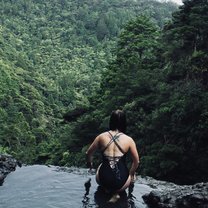 Pools at Kitekite falls, Piha, NZ