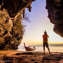 The man near the sea