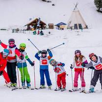 kids are ready for skiing