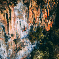 Rock climbing in Krabi