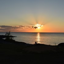 typical sunset in cocodrilo