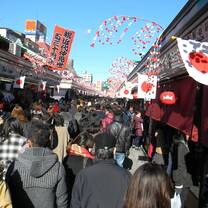 Street market in Japan