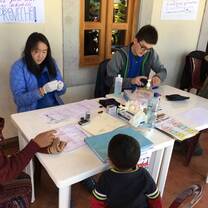 Participants in a health fair